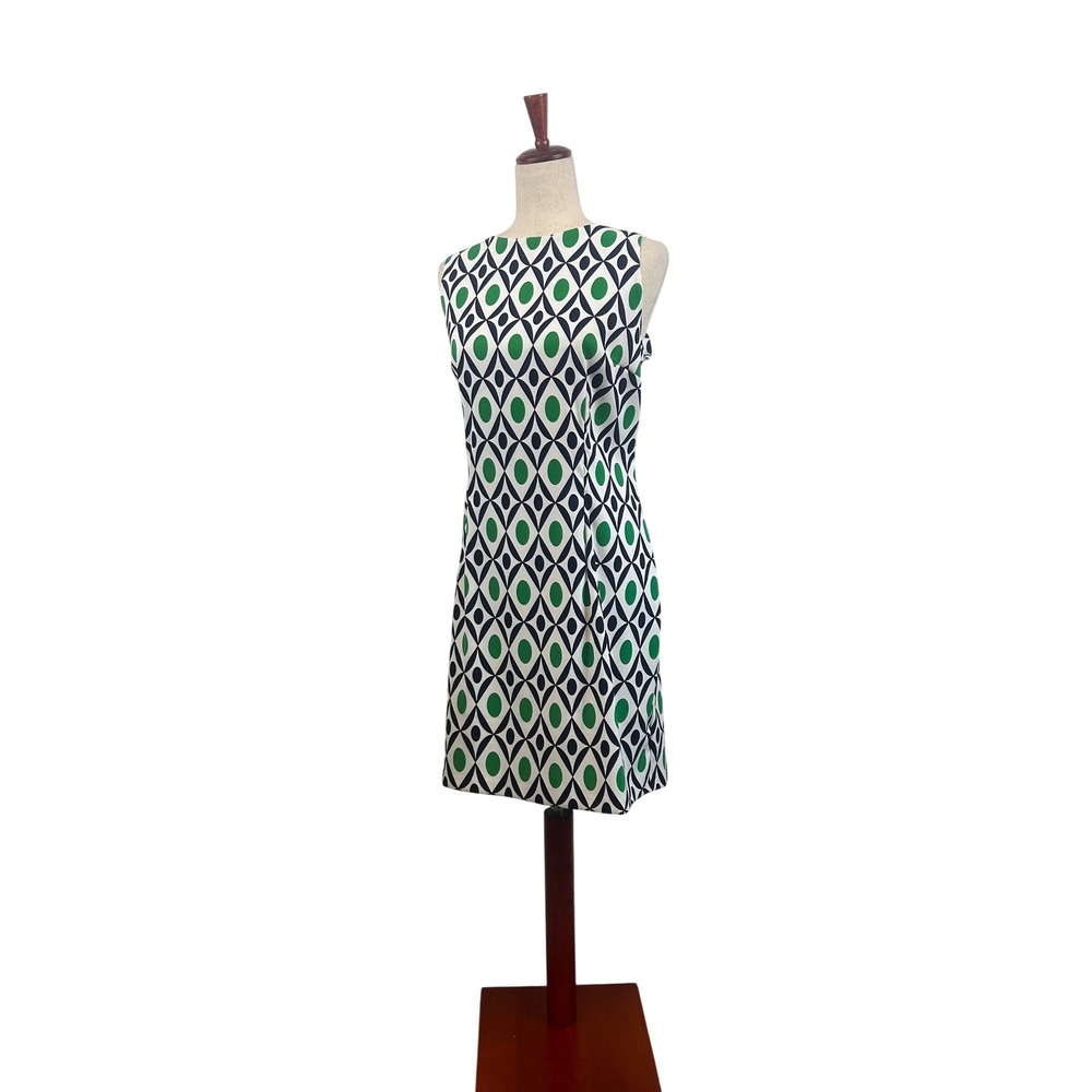 New ALYX Limited Sleeveless Sheath Dress‎ Geometric Print Career Size 18